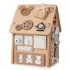 GOPLUS Spielhaus Kinder, Spielzeughaus aus Holz mit 23 Produktbild-Vorschau 1