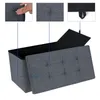 SONGMICS Skladacia plátenná lavica 76 x 38 x 38 cm do 300 Náhľad obrázku produktu 5