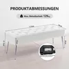 Duhome zitbank van kunstleer, gestoffeerde bank, make-up Productafbeelding-voorbeeld 2