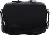 A black Lacoste handbag is shown from the back against a white background. Voir les images du produit