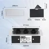 Aluminium Versenkbare Einbausteckdose, 3500W/16A/230V, 3 Produktbild-Vorschau 3