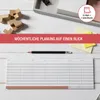 Roter Tischkalender Wochenplaner undatiert – 53 Blatt für 1 Produktbild-Vorschau 4