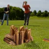 Relaxdays Kubb – gra wikingów, fińska gra rzutowa, Podgląd zdjęcia produktu 2