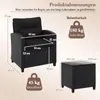 Ensemble de mobilier de jardin COSTWAY, 3 pièces, en résine Voir les images du produit 3