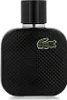 A black bottle of Lacoste L.12.12 Noir Eau de Toilette. Podgląd zdjęcia produktu