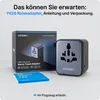 VOOMY Reiseadapter Weltweit 6-in-1 – Für 200+ Länder – Produktbild-Vorschau 7