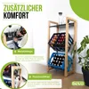bevo - Getränkekistenregal für 2 - 6 Kisten Eiche Holz Produktbild-Vorschau 7