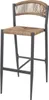 Bolero Eden PE Twist Rattan Outdoor Barhocker Natur (2 Produktbild-Vorschau 1