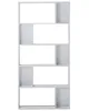 BELIANI Bücherregal Weiß MDF Platte Spanplatte 174 x 83 x Produktbild-Vorschau 6