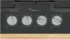 Close-up of a gas hob control panel with four knobs and the 'FlameSelect' logo. Anteprima dell’immagine prodotto