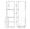Keukenopstelling KVANTUM met werkblad, 360 cm, wit, MDF, Productafbeelding-voorbeeld 5