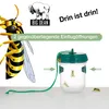 BigDean 3er Set Wespenfallen für draußen in Grün 9x13cm - Produktbild-Vorschau 3