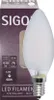 SIGOR 4,5W Kerze Filament matt E14 470lm 2700K dimmbar LED Produktbild-Vorschau 2