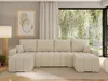 MKS MEBLE Sofa mit Schlaffunktion - Ecksofa mit Produktbild-Vorschau 2