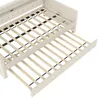 Beige Leinen Daybett mit LED-Beleuchtung und hydraulischem Produktbild-Vorschau 17