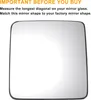 Paire De Verres De Rétroviseur Latéral De Remplacement Avec Voir les images du produit 4