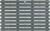 A gray slatted bath mat is shown from a top-down perspective against a white background. Produktbild-Vorschau