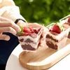 50x Quadratische Dessertbecher 120 ml – Wiederverwendbare Produktbild-Vorschau 4