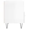 vidaXL Nachttische 2 Stk. Hochglanz-Weiß 40x35x47,5 cm Produktbild-Vorschau 9