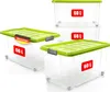 BigDean 4 Stück 60 L Aufbewahrungsbox mit Deckel groß Produktbild-Vorschau 1