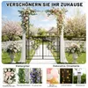 FCH Łuk ogrodowy z drzwiami 122x41x208 cm, metalowy łuk Podgląd zdjęcia produktu 5