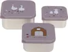 Lässig Snackbox Kinder (3er Set) - Edelstahl Brotdose, Tiny Produktbild-Vorschau 1