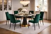 ModernHome LR-1494 Set mit 4 Esszimmerstühlen VELVET, grün Produktbild-Vorschau 19