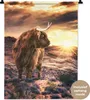 MuchoWow® Wandteppich Wandbehang Schottische Hochlandrind - Produktbild-Vorschau 1