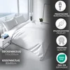 Bettwäsche 135x200 cm Baumwolle Satin Damast Set Gestreift Produktbild-Vorschau 3