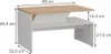 Couchtisch Vicco Arden Weiß/Artisan 80 x 52.6 cm, Model Produktbild-Vorschau 2