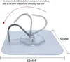 10 Stück Klebehaken - Selbstklebende Transparente Haken Produktbild-Vorschau 2
