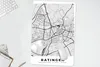 MuchoWow® Mauspad Mousepad Ratingen - Karte - Stadtplan - Produktbild-Vorschau 5