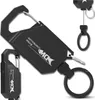 EDIBAZZAR | Schlüsselanhänger schwarz 100 cm mit Karabiner Produktbild-Vorschau 3