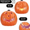 com-four® XL pompoen met LED-verlichting en timerfunctie (6 Productafbeelding-voorbeeld 5
