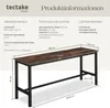 2 Sitzbänke Fairfield - Industrial Holz dunkel, rustikal Produktbild-Vorschau 5