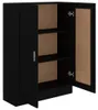 vidaXL Bücherschrank Schwarz 82,5x30,5x115 cm Holzwerkstoff Produktbild-Vorschau 4