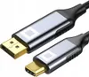 A close-up studio shot of a DisplayPort to USB-C adapter cable against a white background. Produktbild-Vorschau