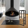 Bettizia étagère à bois de cheminée métal étagère à bois de Voir les images du produit 6
