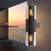 LUMILED LED vonkajšie nástenné svietidlo z dymového skla Náhľad obrázku produktu 7