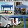 Pawilon Wiltec 3 x 3 m w kolorze niebieskim z ochroną UV Podgląd zdjęcia produktu 6