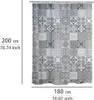WENKO Tenda da doccia vasche da bagno 180x200 cm vasche da Anteprima dell’immagine prodotto 5