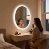 WISFOR LED, owalny lustro do łazienki, 60x80 cm, lustro Podgląd zdjęcia produktu 5