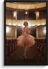 MuchoWow® MuchoWow® Gerahmtes Poster Ballerina mit rosa Produktbild-Vorschau 1