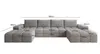 Moebelfest Sienna Ecksofa U-Form Couch Creme Webstoff Produktbild-Vorschau 9