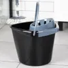 Wischeimer mit Auswringer, Kunststoff, schwarz, 10 l Produktbild-Vorschau 7