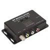 A black RF modulator device with various ports and a digital display. Náhľad obrázku produktu