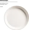 Porzellangeset, 6 Personen, weiß, einfach, elegant Produktbild-Vorschau 4