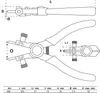 BGS Pince à circlips pour fusibles intérieurs 165 mm - 446 Voir les images du produit 2