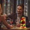 Rosen Schönheits im Glas, LED-Lichter, künstliche Blumen, Produktbild-Vorschau 8