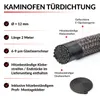Türdichtung Set für Hark Avenso Kaminofen 2m, Ø 12mm Produktbild-Vorschau 3